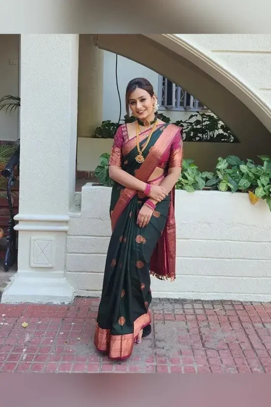 New Arrivals Litchi Silk Saree