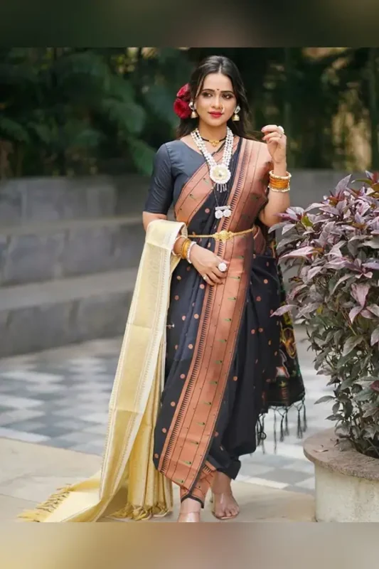 Enchanting Yet Breathable Organic Banarasi Sarees For Weddings.