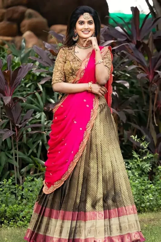 half saree