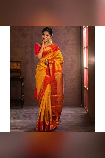 Enchanting Yet Breathable Organic Banarasi Sarees For Weddings.