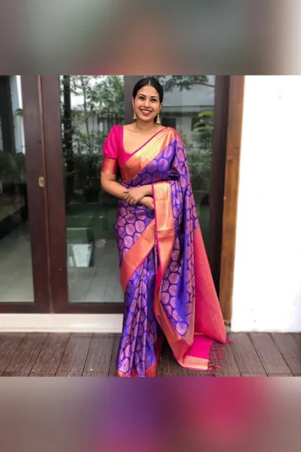 Enchanting Yet Breathable Organic Banarasi Sarees For Weddings.