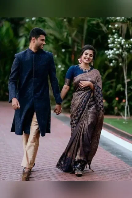 Enchanting Yet Breathable Organic Banarasi Sarees For Weddings.