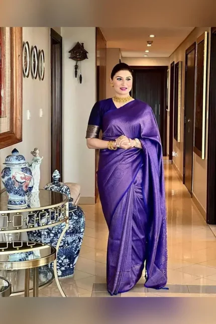 Enchanting Yet Breathable Organic Banarasi Sarees For Weddings.