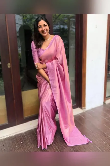 Kubera Pattu Silk Saree Rich Pallu & Brocade Kubera Silk Blouse.